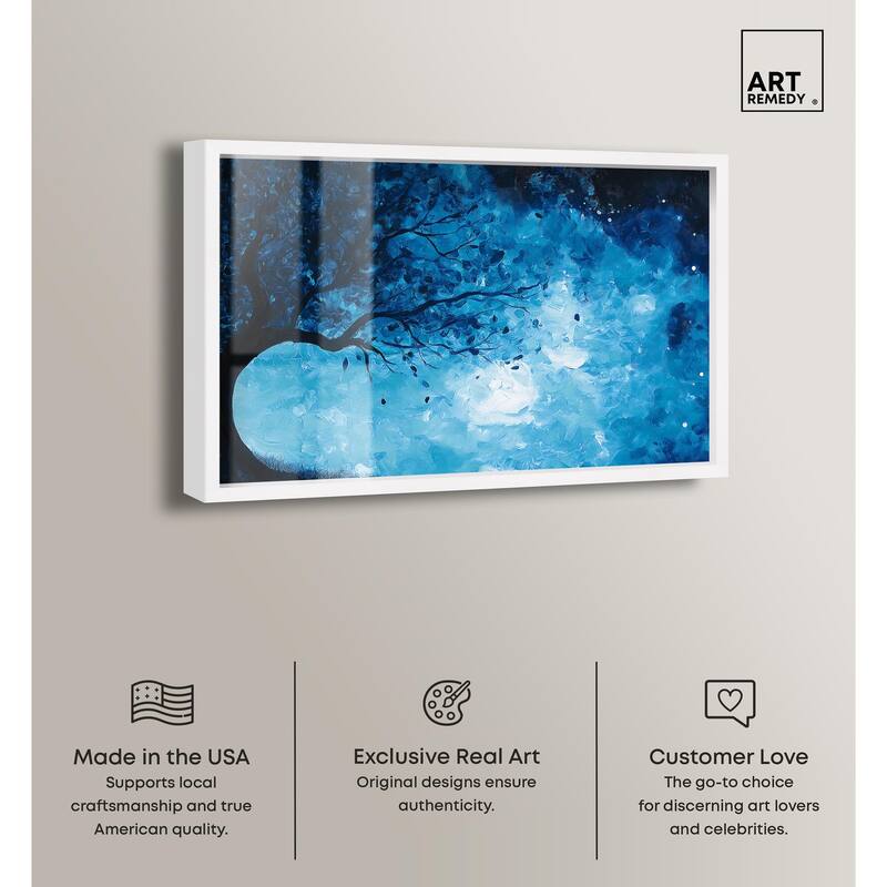 Fire and Ice Tree II Shadowbox by Art Remedy
