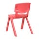 preview thumbnail 12 of 47, 4 Pack Plastic Stack School Chair with 12" Seat Height - Kids Chair
