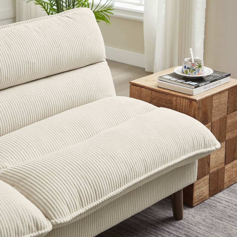 72.4" Armless Futon Sofa Bed