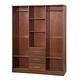 preview thumbnail 22 of 25, 100% Solid Wood Cosmo Wardrobe Armoire with Mirror