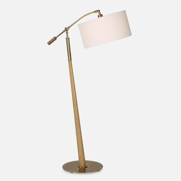 slide 2 of 6, Uttermost Kennett Wooden Floor Lamp