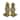 Elegant Gold Pineapple Bookends Chic Tropical Bookshelf Accent - 10 X 4.75 X 3.25 inches