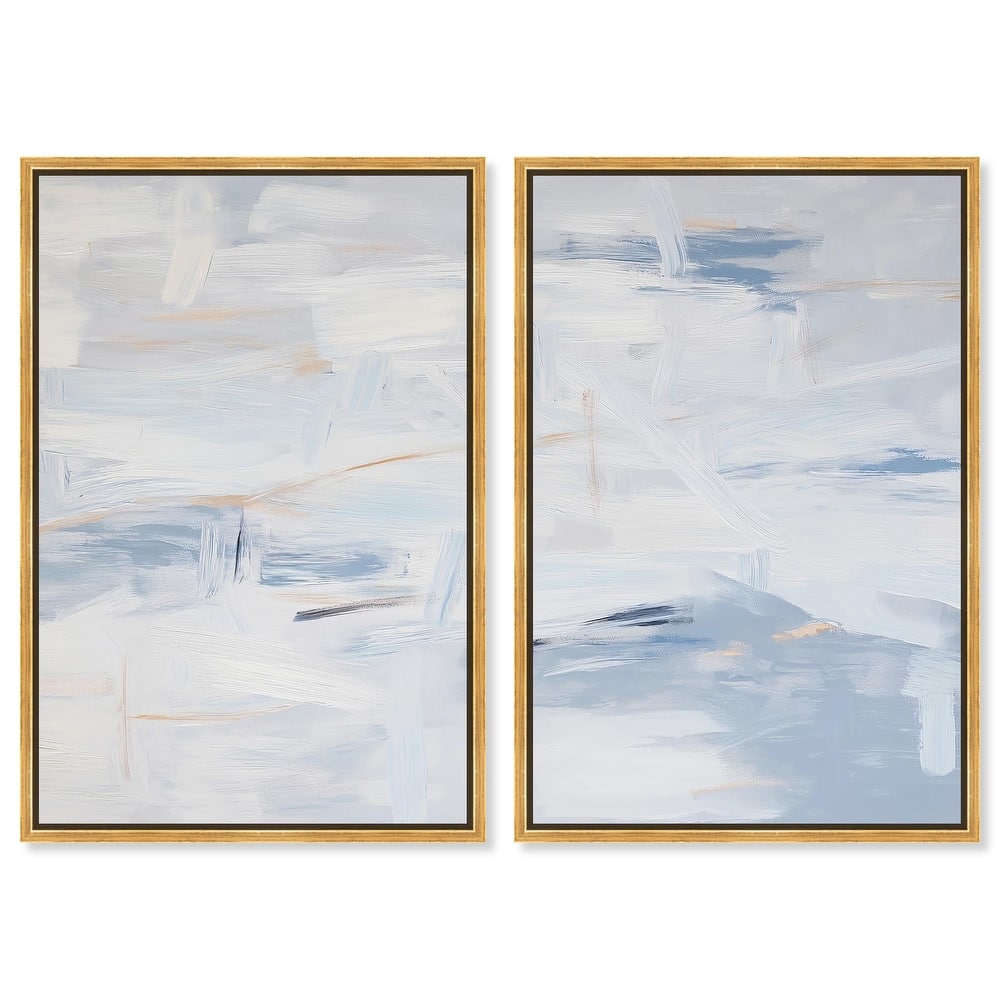 Frozen in Time I Canvas Set of 2 by Art Remedy
