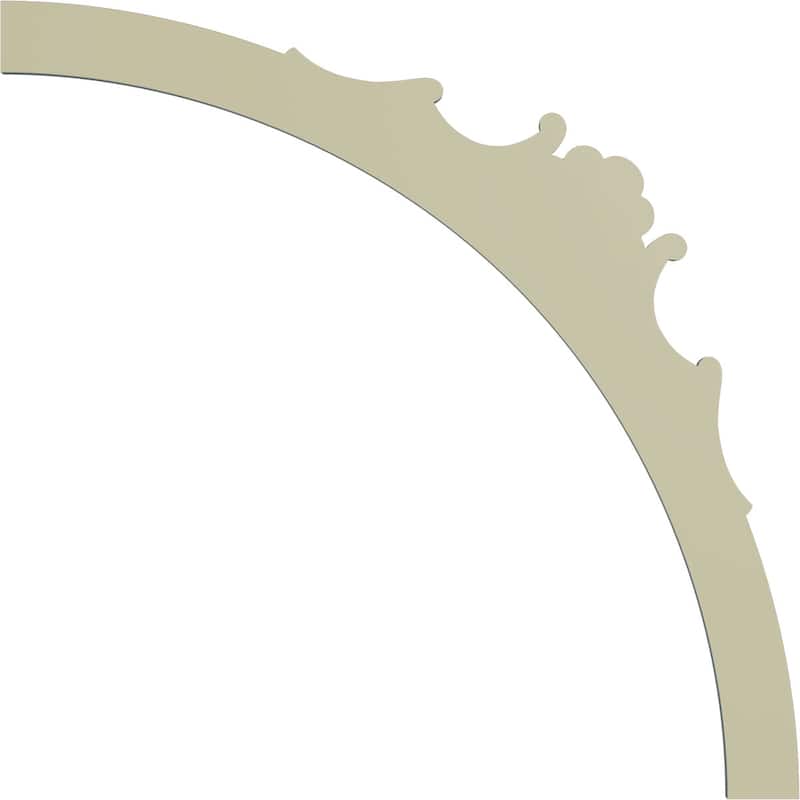 93 3/8"OD x 86 5/8"ID x 3 3/8"W x 1"P Shell Ceiling Ring