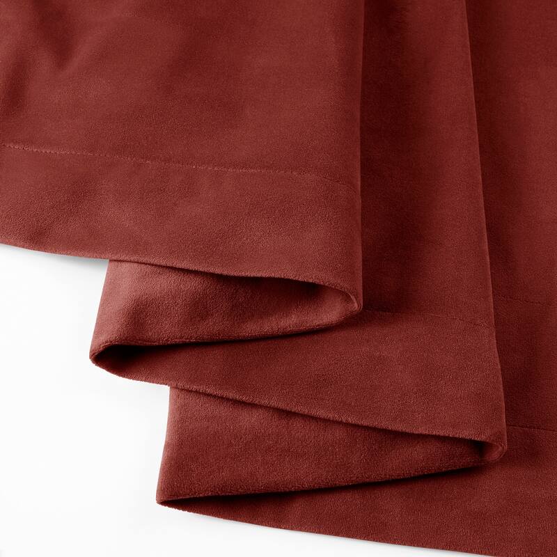 Exclusive Fabrics Signature Blackout Velvet Curtain (1 Panel)