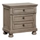 preview thumbnail 6 of 10, Nahkohe Transitional Grey Wood 3-Piece Storage Sleigh Bedroom Set with USB by Furniture of America