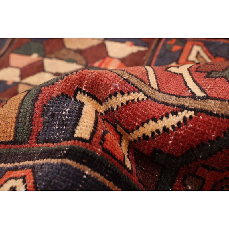 ECARPETGALLERY Hand-knotted Kayseri Vintage Red Wool Rug - 6'1 x 10'2