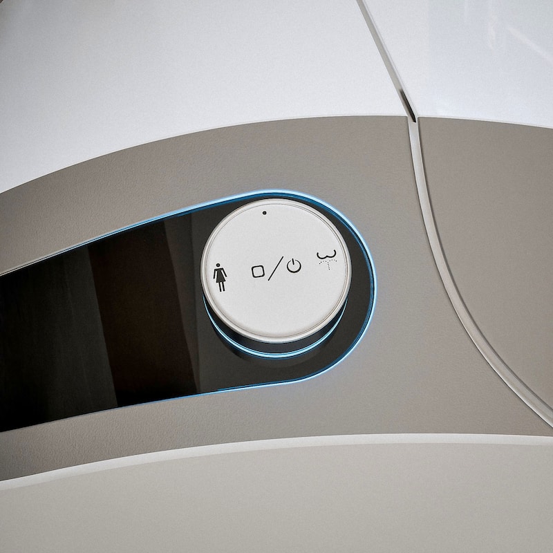 Smart Bidet Toilet: Heated Seat, Hot Water, Rear & Feminine Wash, Foot Flush