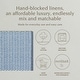 preview thumbnail 11 of 91, over&back Hand-Blocked 100% Cotton Placemats - Machine Washable - Set of 4