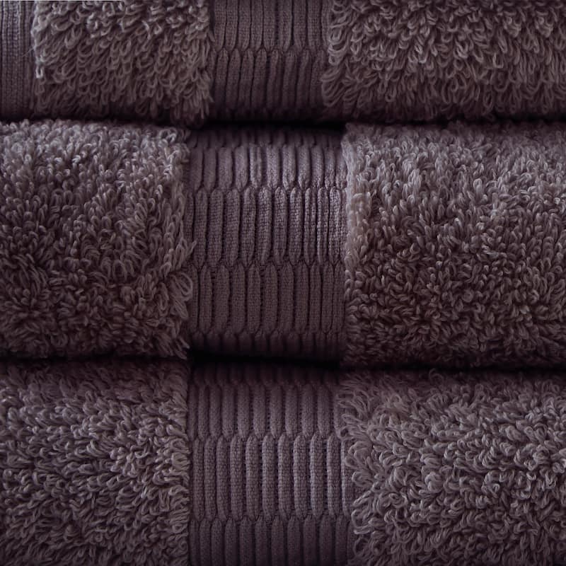 Madison Park Signature Luce 100-percent Egyptian Cotton 6 Piece Towel Set
