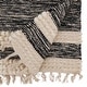 preview thumbnail 2 of 1, Striped Pom Pom with Fringe Table Runner - 16"x72"