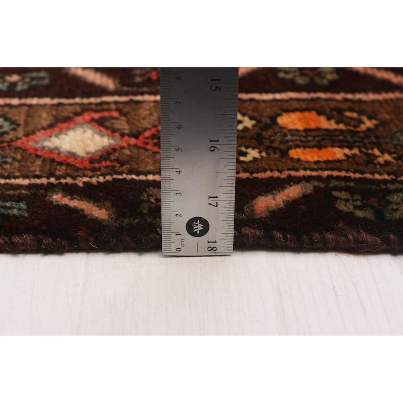 ECARPETGALLERY Hand-knotted Andelz Red Wool Rug - 3'7 x 10'3