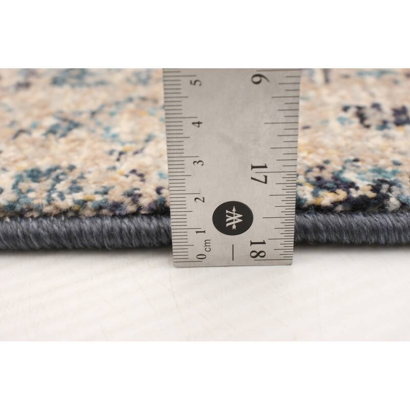 ECARPETGALLERY Machine Woven Bolivia Bijar Grey Rug - 2'2 x 8'0