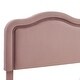 preview thumbnail 52 of 66, Velvet Upholstered Platform Bed Smart LED Bed Frame with Adjustable Height Headboard, Noise-Free Slat Support for Night's Sleep