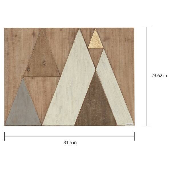 Carson Carrington Tapa Natural Wood Wall Decor