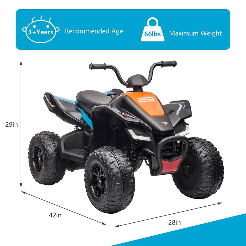 Kids JL212 McLaren Authorized ATV Ride