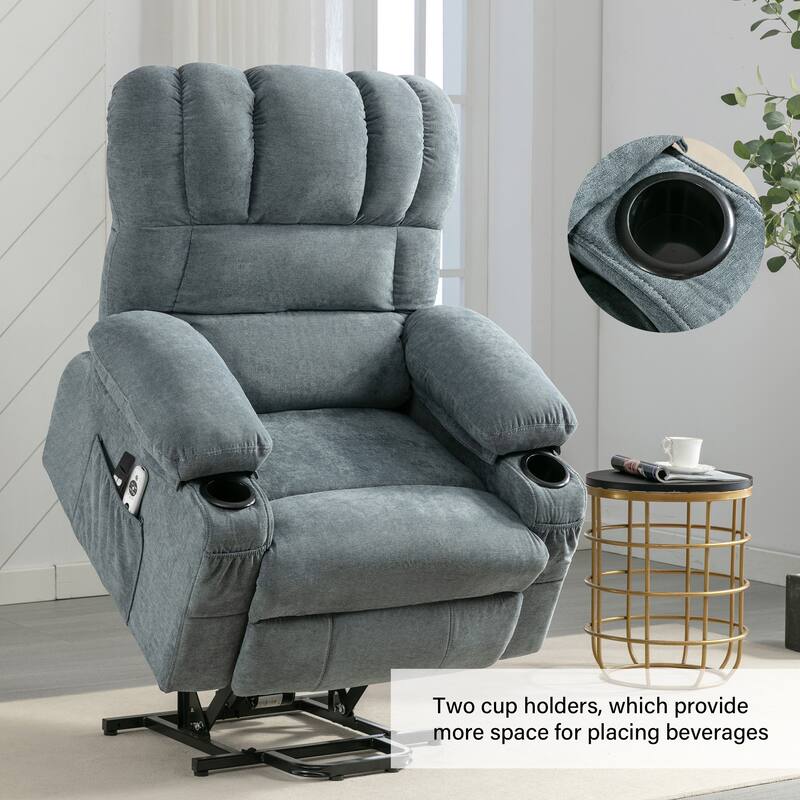 Power Electric Massage Lift Lounge Chair, Suitable For The Elderly, With Heating And Vibration Functions, With USB