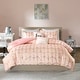 preview thumbnail 1 of 9, Intelligent Design Khloe 5-pc. Metallic Printed Comforter Set Blush/Gold - Full - Queen