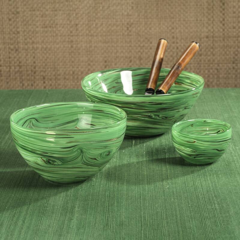 Delphine Glass Serving Bowl