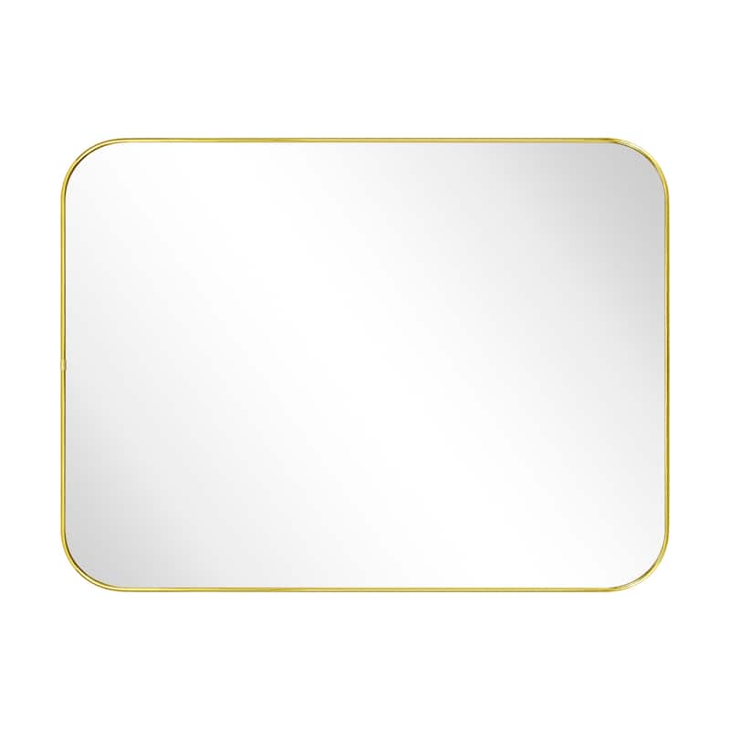 TEHOME Lucia Contemporary Rounded Rectangle Bathroom Vanity Mirror
