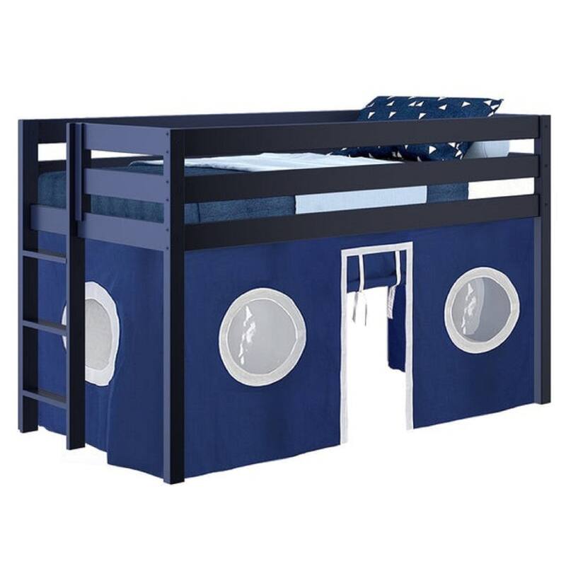 Taylor & Olive Trillium Low Loft Twin Bed with End Ladder