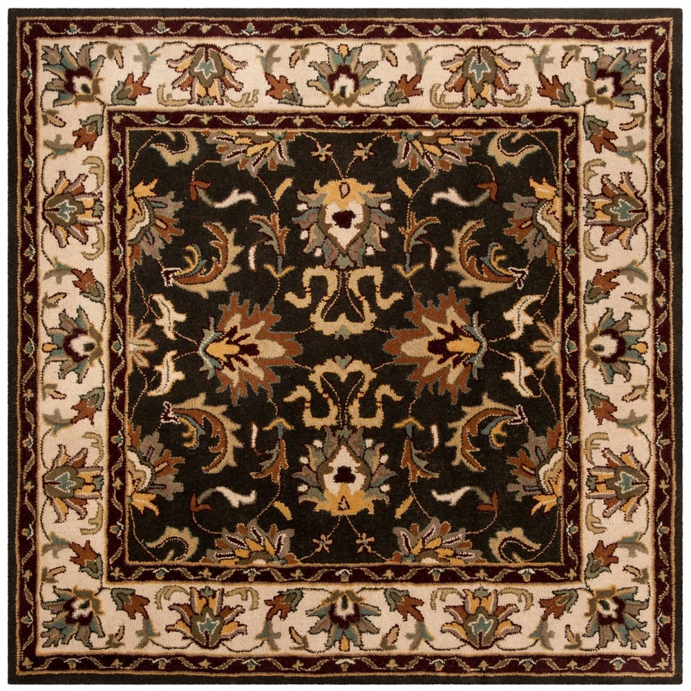SAFAVIEH Handmade Heritage Leafy Glade Traditional Oriental Wool Rug