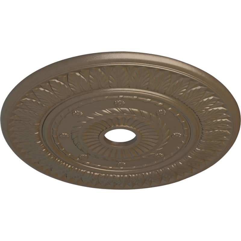 26 3/4"OD x 3 5/8"ID x 1 1/8"P Leaf Ceiling Medallion