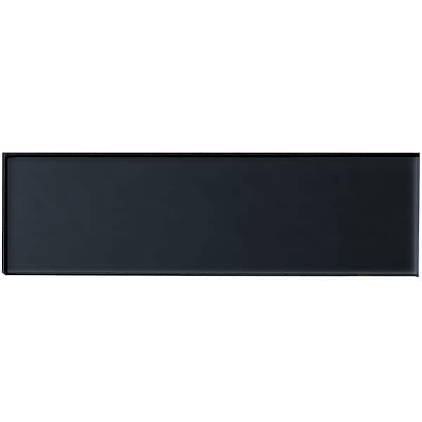 Miseno MT-WHSFOM0416-ER Forever - 4" x 16" Rectangle Wall Tile - Matte Visual - Black