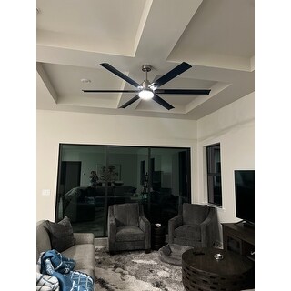 6-Blade Ceiling Fan with Remote Control 