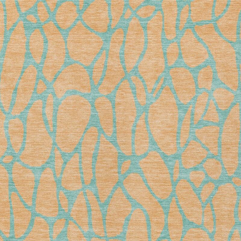 HomeRoots Geometric Transitional Rectangle Outdoor Rug