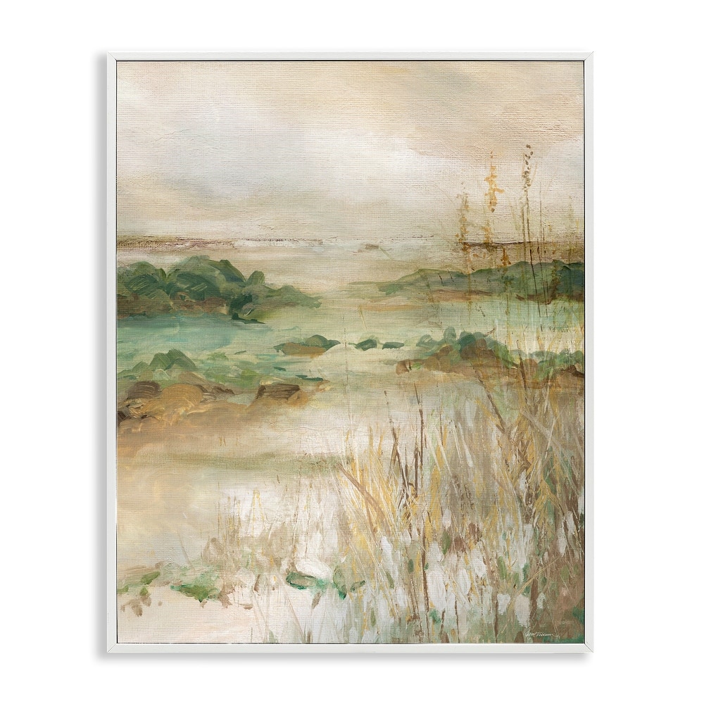Stupell Abstract Marshland Pond Framed Giclee Art Design By Carol Robinson
