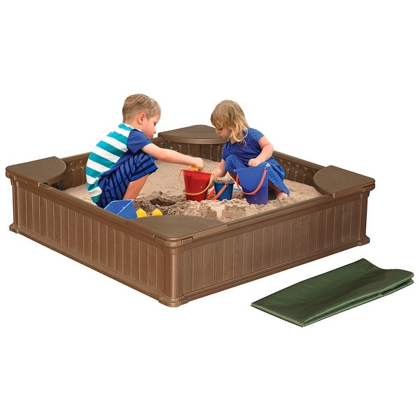 Kids plastic best sale sandbox