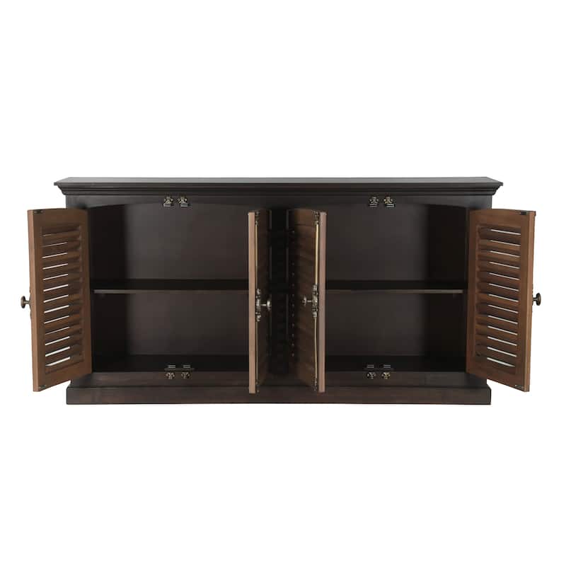 Sydney 4-door Shutter Solid Wood Sideboard