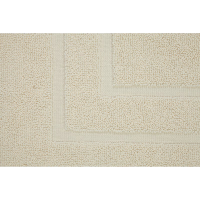 Cotton Terry Absorbent 900 GSM Cotton Bath Mat - (Set of 2)
