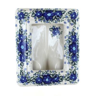 Blue Rose Polish Pottery 523 Vena Frame