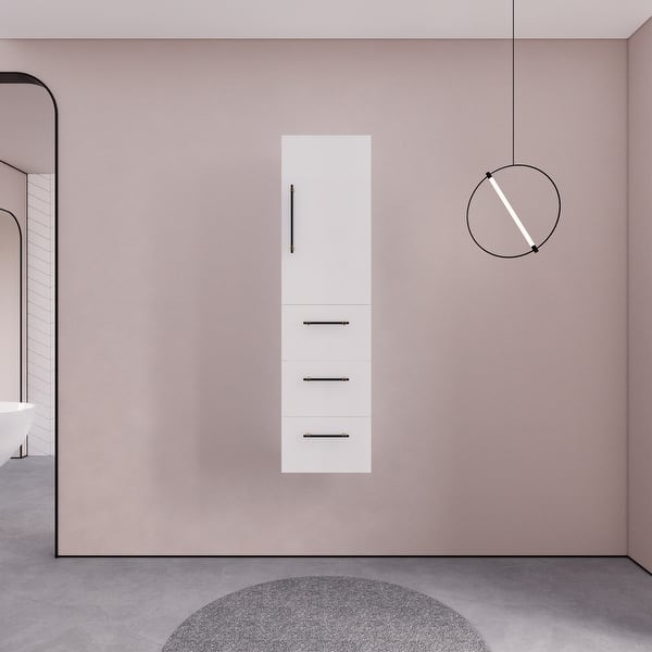 slide 2 of 43, Eliza 16'' Wall Mounted Linen Cabinet