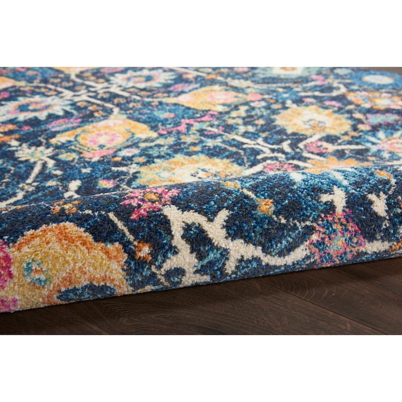 Nourison Passion Boho French Country Floral Area Rug.