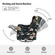 preview thumbnail 17 of 44, Gastone Transitional Floral Fabric Nursery Recliner with Curved Arms by HULALA HOME(Set of 2)