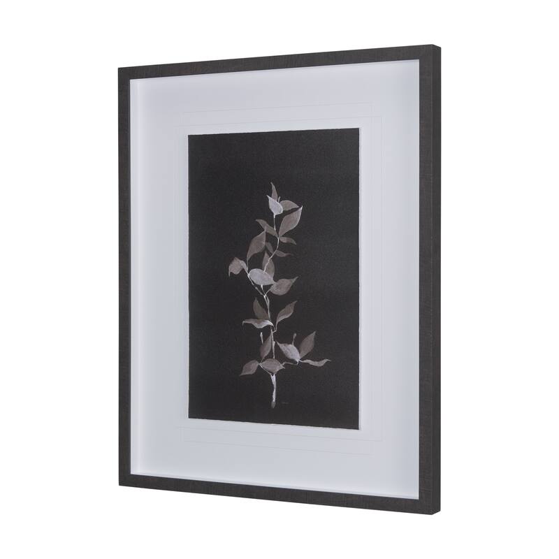 Night Leaves II Framed Art Print