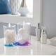 preview thumbnail 3 of 3, Simplify 2 Compartment Q-Tip and Cotton Holder in Ombre - 6.02" x 3.43" x 5.12"