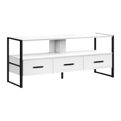 Tv Stand, 48 Inch, Console, Media Entertainment Center, Storage Drawers, Living Room