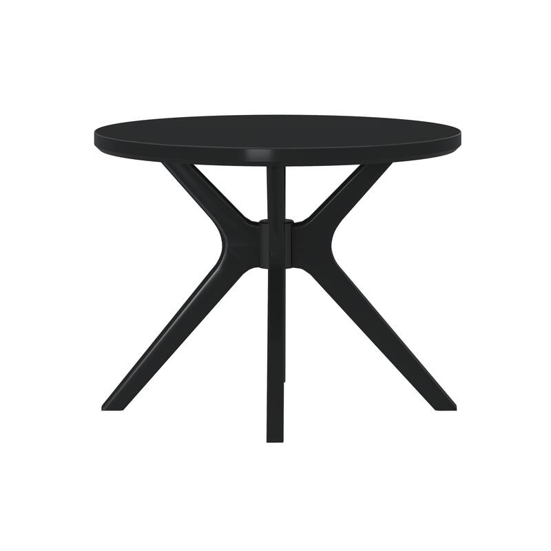 Plank and Beam Verso Cross Leg Round Dining Table - 38"