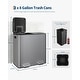 preview thumbnail 5 of 16, 21.2 Gallon Stainless Steel Double Trash Can with Lid for Kitchen, Large Dual Trash and Recycle Bin Combo, Step-On