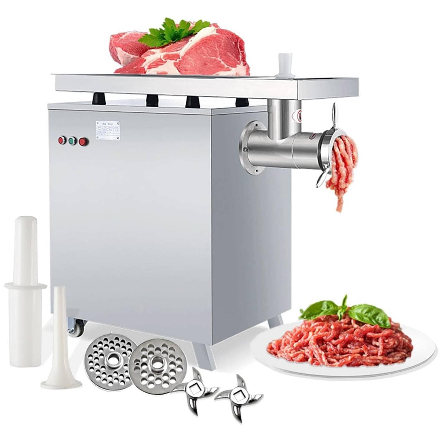 Commercial Heavy Duty Meat Grinder, 1323lbs/H - 600KG/H