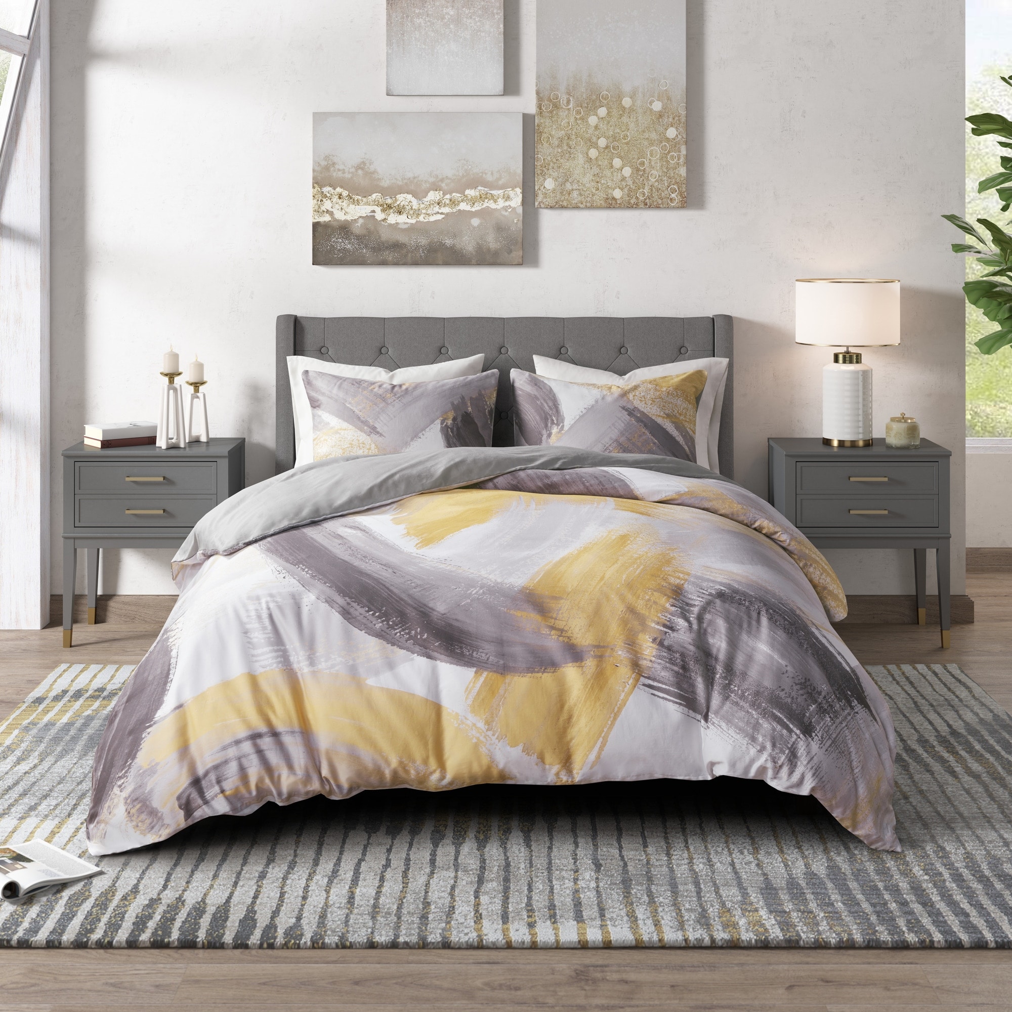 CosmoLiving Andie Cotton Printed Comforter Set