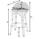 preview thumbnail 7 of 5, Inez 24 in. Seat Height Rattan Low Back Counter Stool
