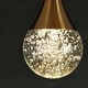 preview thumbnail 10 of 12, Modern 3-Light LED Chandelier Gold Cluster Island Lights for Kitchen Island - Dia. 9.8" x H 7.7"