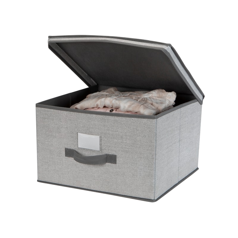 Simplify Jumbo Storage Box in Heather - 16"x 16"x 10"