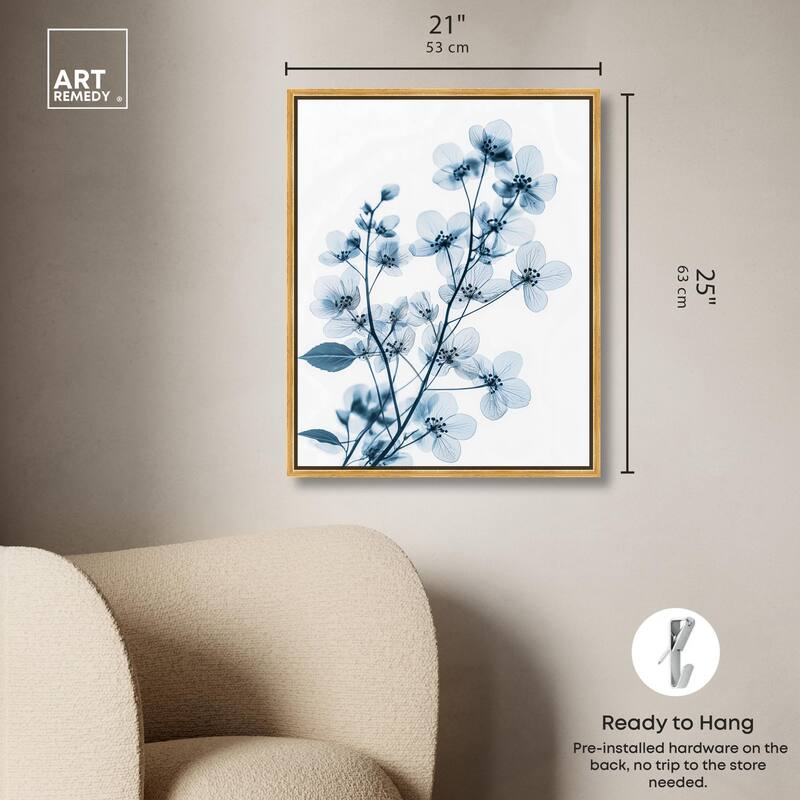Translucent Petals I Canvas by Art Remedy