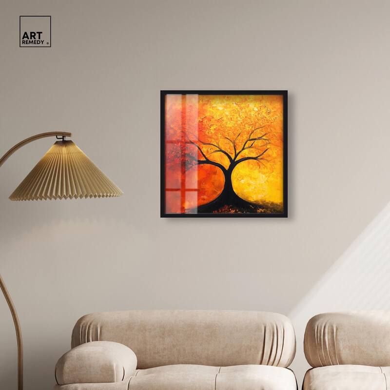 Tree of Opposites I Shadowbox by Art Remedy